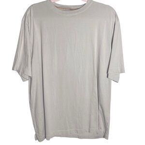 Left Coast Tee Men’s Gray Pima Cotton Crewneck Short Sleeve T-Shirt Size L